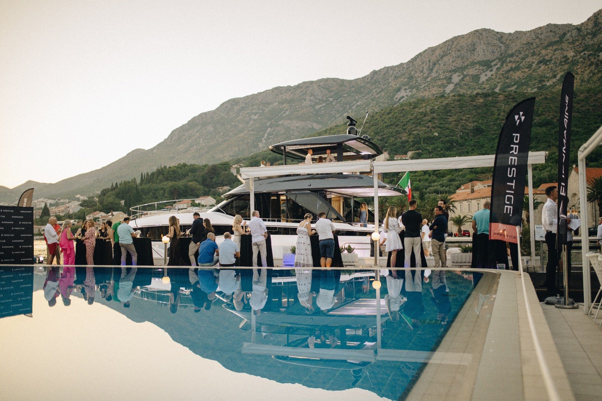 Prestige M7 Motor Catamaran Launch in ACI Marina Dubrovnik image